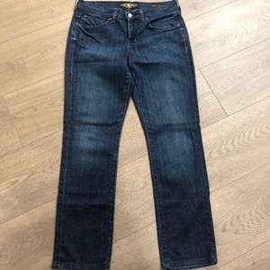 Size 8 Lucky Brand Straight Leg Jeans